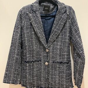Golf Tweed women’s jacket blue and white Euro size 38